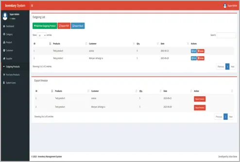 INVENTORY MANAGEMENT SYSTEM